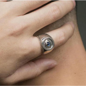 Eye Of Providence Ring - Rhinestone Eye Zinc Alloy - Bricks Masons
