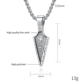 Ancient Egypt Necklace -  Plated Stainless Steel - Bricks Masons