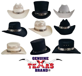 Master Mason Blue Lodge Hatband - Silver Jeweled