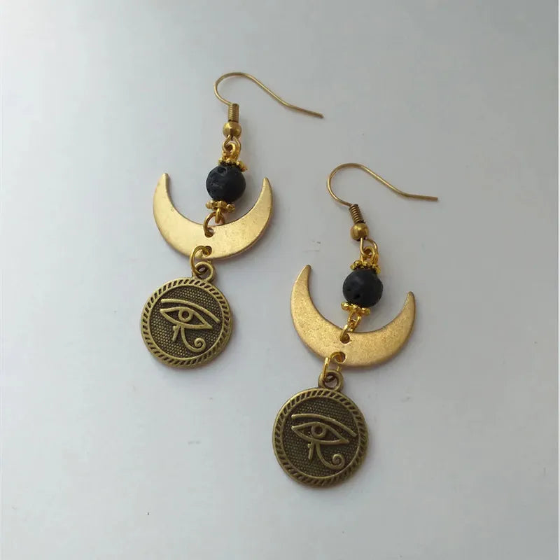Ancient Egypt Earrings  Statement - Bricks Masons