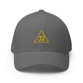 32nd Degree Scottish Rite Baseball Cap - Golden Embroidery