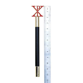 Commander Red Cross of Constantine Baton - Black Color - Bricks Masons
