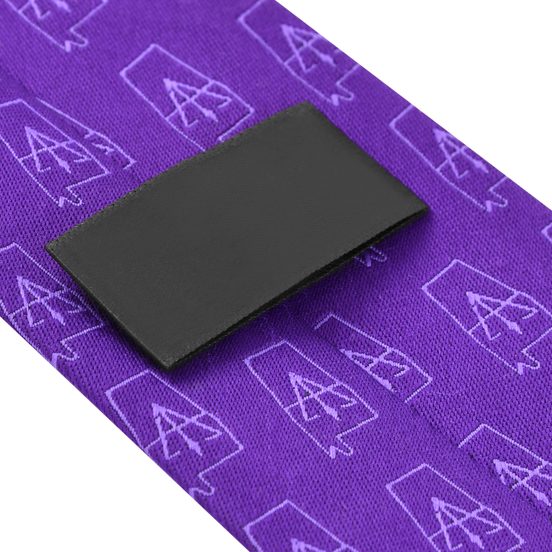 Council Necktie - Purple Silk Council Emblem - Bricks Masons