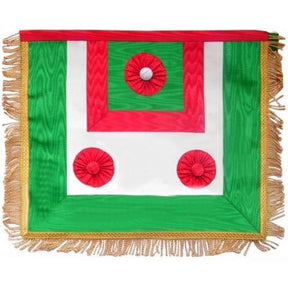 Deputy Master Scottish Master of St. Andrew Apron - Tricolour - Bricks Masons