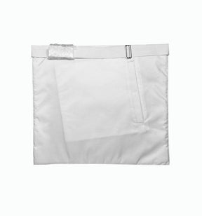 Entered Apprentice Blue Lodge Apron - All White Machine Embroidery - Bricks Masons