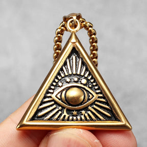 Ancient Egypt Necklace - Stainless Steel Pendants - Bricks Masons