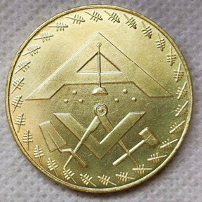 Fellowcraft French Rite Coin - Loge des Droits de l'Homme - Bricks Masons