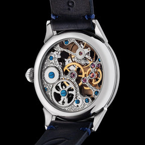 Eye Of Providence Wristwatch - Annuit Coeptis & Pyramid Silver Skeleton