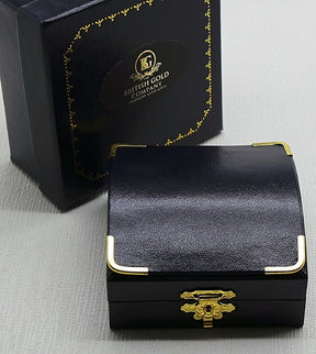 Master Mason Blue Lodge Cufflinks - Gold Crystal Luxury Set - Bricks Masons