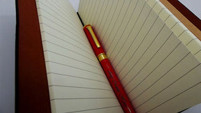 Master Mason Blue Lodge Notebook - Leather Engraved With Rollerball Pen Luxury Gift Set