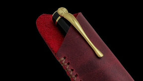 Master Mason Blue Lodge Pen - Engraved Pen in Genuine Leather Case