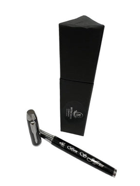 Master Mason Blue Lodge Pen - Silver Engraved Black Ink Rollerball Gift Set