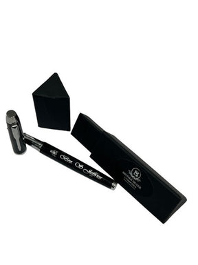 Master Mason Blue Lodge Pen - Silver Engraved Black Ink Rollerball Gift Set