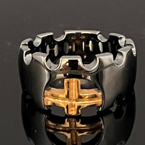 Knights Templar Ring - Sterling Silver Cross