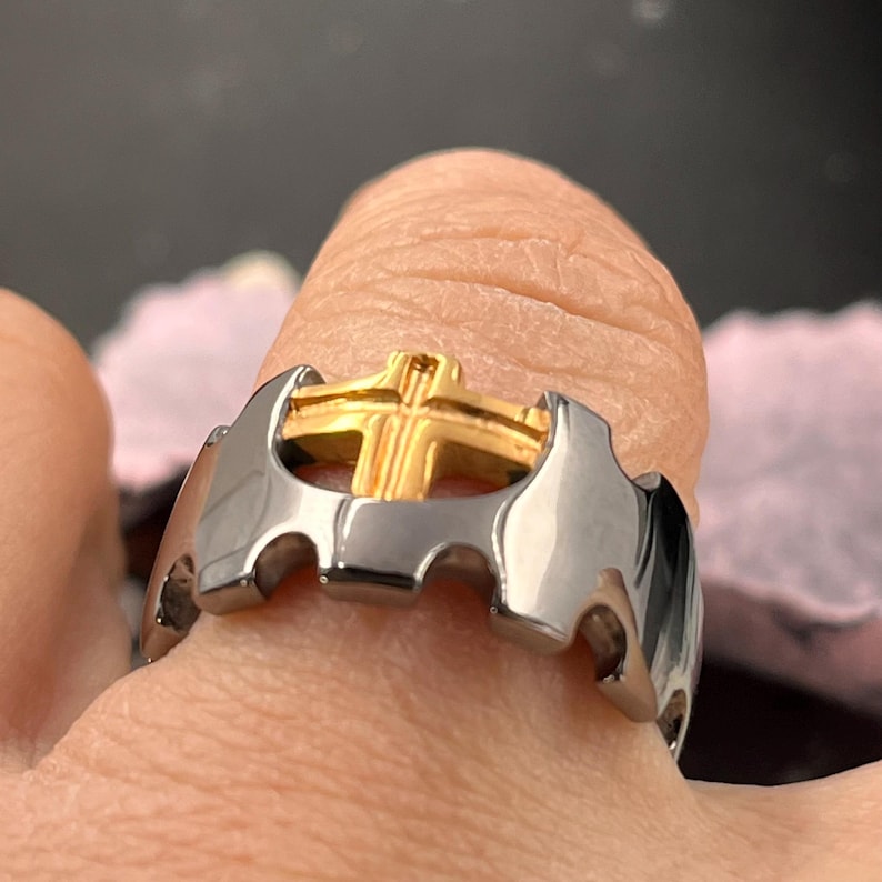 Knights Templar Ring - Sterling Silver Cross