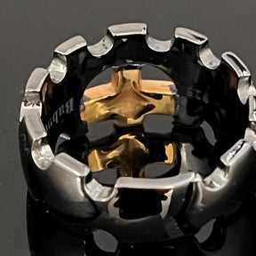 Knights Templar Ring - Sterling Silver Cross