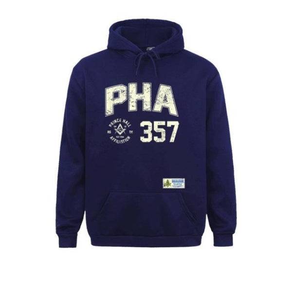 Master Mason Blue Lodge Hoodie - Prince Hall PHA 357 Square and Compass G