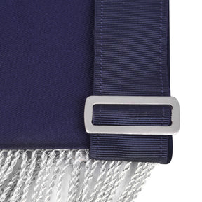 Junior Deacon Blue Lodge Officer Apron - Dark Blue With Silver Hand Embroidery Bullion - Bricks Masons