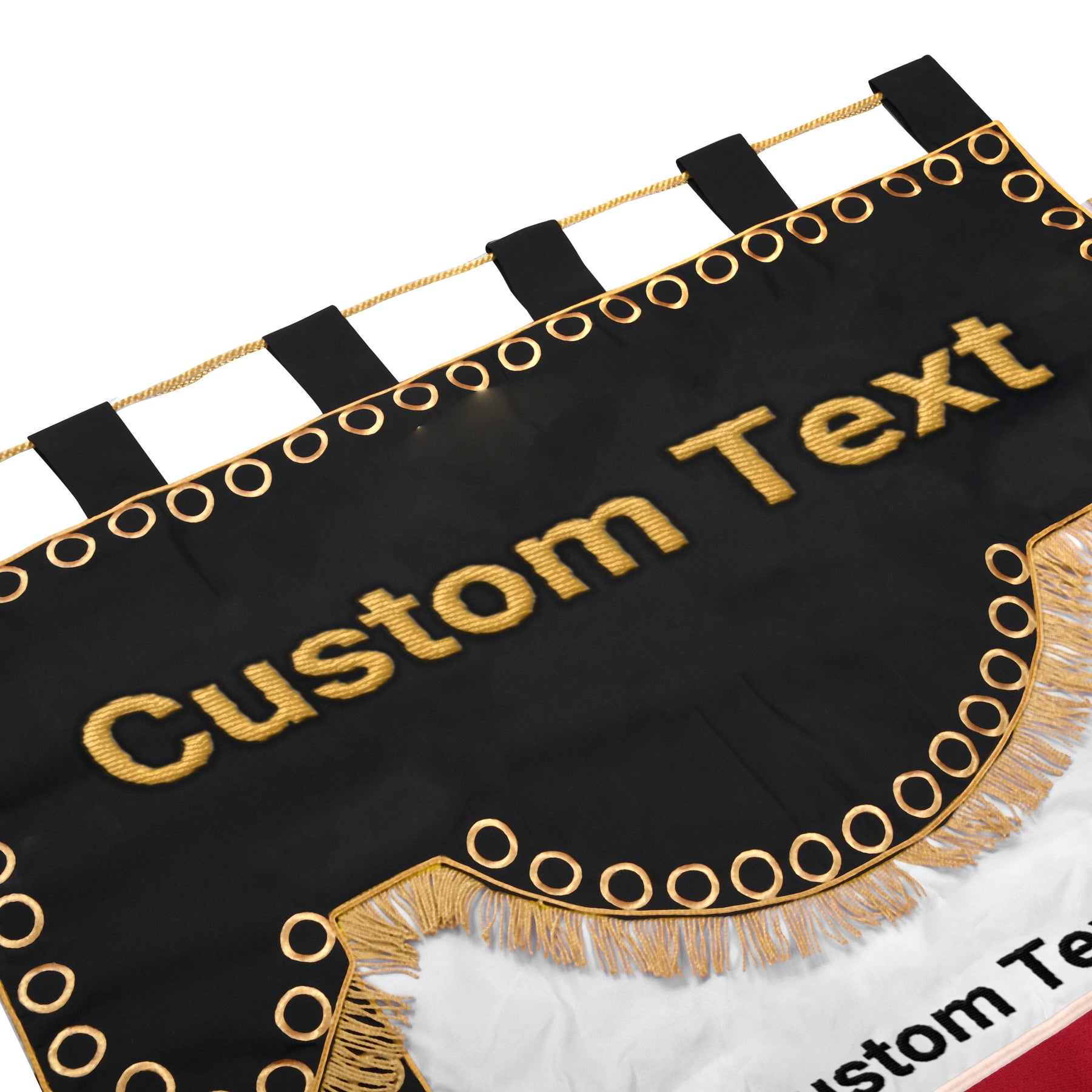 Knights Templar Banner - Machine Embroidery Fully Customizable