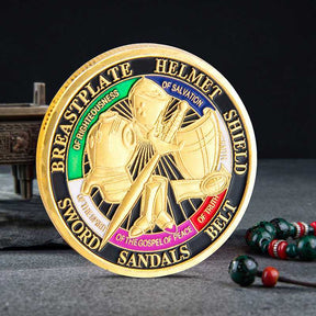Knights Templar Coin - "Put On the Whole Armor Of God" Commemorative - Bricks Masons
