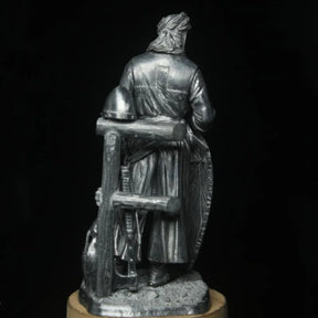 Knights Templar Figurine - Metal Silver Color
