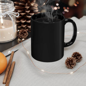 Knights Templar Mug - Black & White 11oz - Bricks Masons
