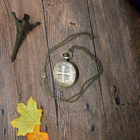 Knights Templar Pocket Watch - Alloy - Bricks Masons