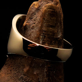 Knights Templar Ring - Black Solid Brass With Cross