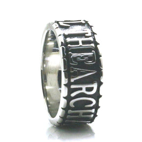 Knights Templar Ring - St. Michael The Archangel Pray For Us Silver - Bricks Masons