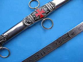 Knights Templar Sword - Eagle Guard Chain 37.5" - Bricks Masons
