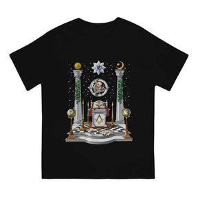 Knights Templar T-shirt - Masonic Altar Short Sleeve Polyester - Bricks Masons