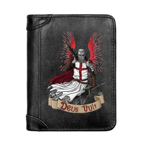 Knights Templar Wallet - (Brown/Black/Coffee) - Bricks Masons