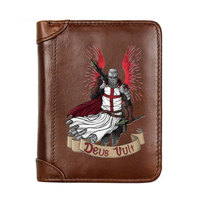 Knights Templar Wallet - (Brown/Black/Coffee) - Bricks Masons