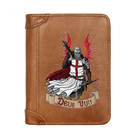 Knights Templar Wallet - (Brown/Black/Coffee) - Bricks Masons