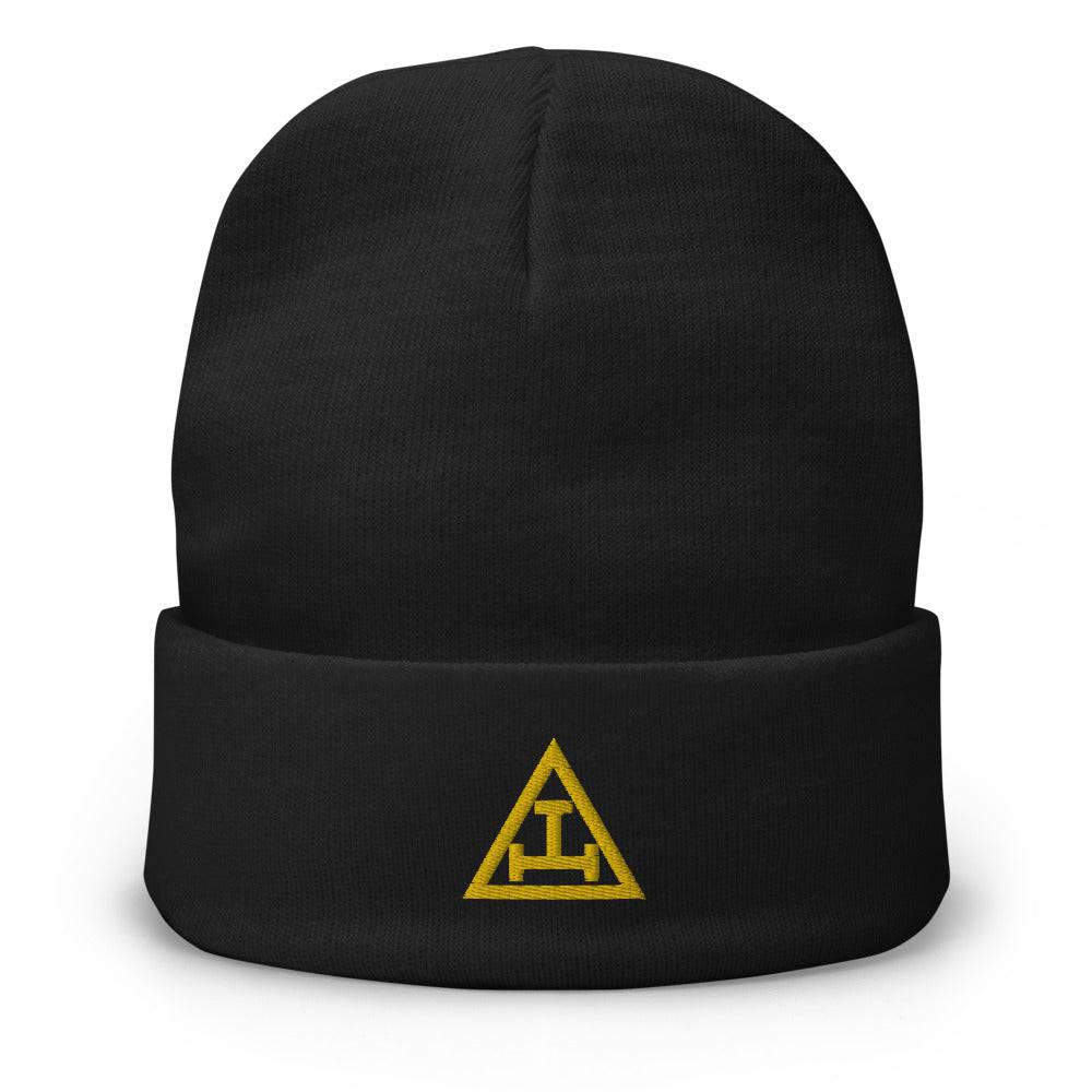 Royal Arch Chapter Beanie - Golden Embroidery