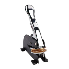 Ladies Of Circle Of Perfection Desktop Seal Press - Stainless Steel With Black Customizable - Bricks Masons