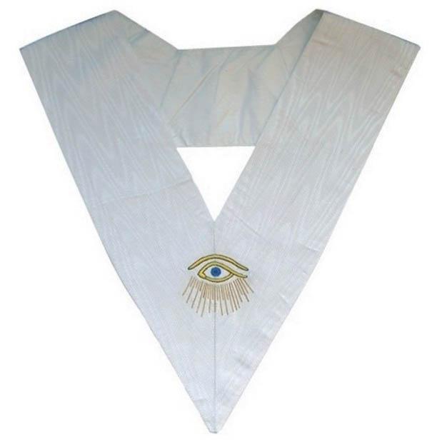 28th Degree Memphis Misraim French Regulation Collar - Eye with Rays