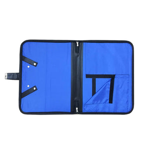 Master Mason Blue Lodge Apron Case - Black Imitation Leather MM, WM, Provincial - Bricks Masons
