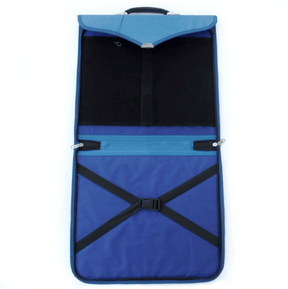 Master Mason Blue Lodge Apron Case - Blue Leather MM, WM, Provincial - Bricks Masons