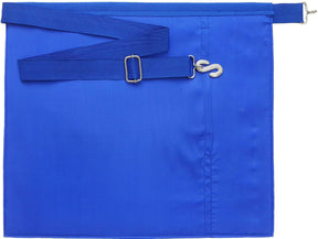 Master Mason Blue Lodge Apron - Royal Blue Gold Embroidery - Bricks Masons