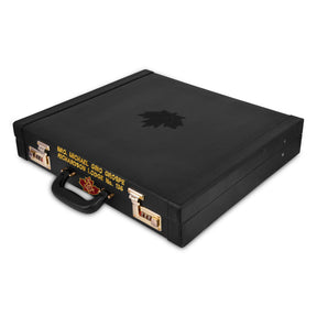 Master Mason Blue Lodge Canada Regulation Apron Case - Black Emblem Machine Embroidery Personalization Various Sizes & Materials