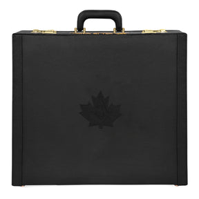 Master Mason Blue Lodge Canada Regulation Apron Case - Black Emblem Machine Embroidery Personalization Various Sizes & Materials