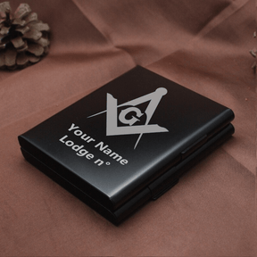 Master Mason Blue Lodge Cigarette Case - Various Colors - Bricks Masons
