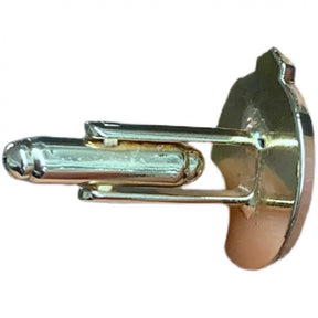 Master Mason Blue Lodge Cufflink - Pair Of Square & Compass South Australian Plated Studs - Bricks Masons