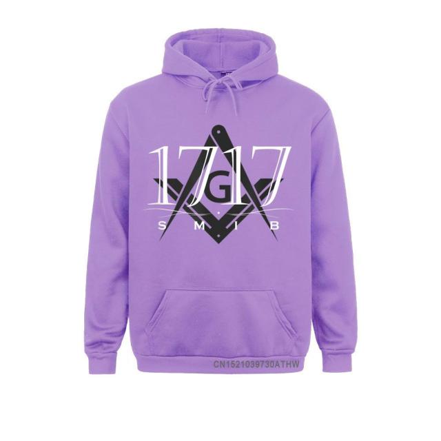 Master Mason Blue Lodge Hoodie - 1717 SMIB Square and Compass G [Multiple Colors] - Bricks Masons