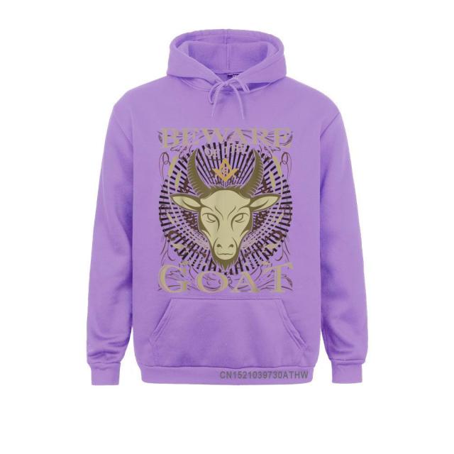 Master Mason Blue Lodge Hoodie - "Beware Of The Goat" Square and Compass G [Multiple Colors] - Bricks Masons