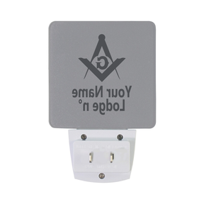 Master Mason Blue Lodge LED Sign - 2 Pieces Plug-in - Bricks Masons