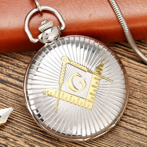 Master Mason Blue Lodge Pocket Watch - Variety of Square and Compass G - Bricks Masons