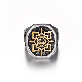 Master Mason Blue Lodge Ring - 7mm Titanium Steel - Bricks Masons