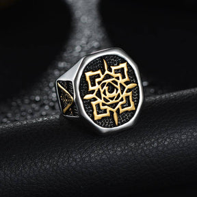 Master Mason Blue Lodge Ring - 7mm Titanium Steel - Bricks Masons
